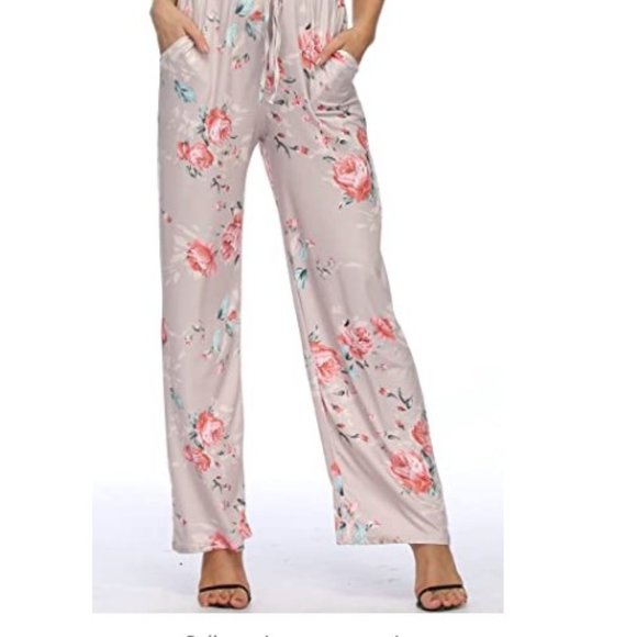 NEW RichCoco Floral Jumpsuit w/pockets Size Large - Picture 8 of 8